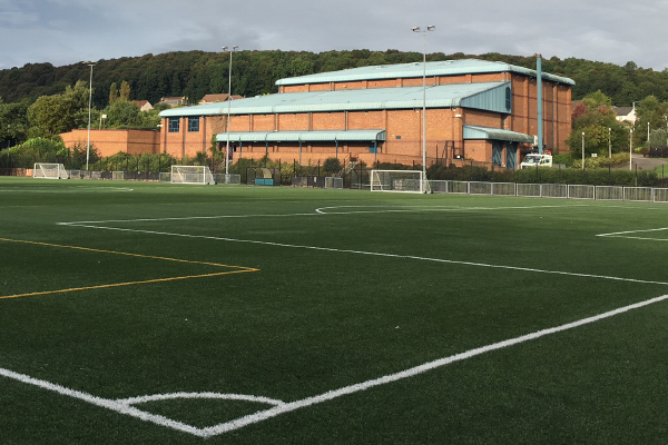 Exterior of Dalgety Bay Sports and Leisure Centre